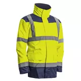 Kép 1/4 - Coverguard Kanata Fluo kabát, hidegálló, 4 az 1-ben, sárga-kék, 3XL