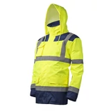 Kép 2/4 - Coverguard Kanata Fluo kabát, hidegálló, 4 az 1-ben, sárga-kék, S