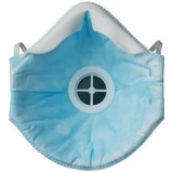 Kép 2/2 - Coverguard FFP2 NR D szelepes részecskeszűrő pormaszk, kagyló formájú, fehér, 10db