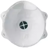 Kép 2/2 - Coverguard FP1 NR D szelepes réeszecskeszűrő maszk, fehér, 10db
