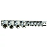Kép 2/4 - Geko dugókulcs készlet, Torx, E4-16, 1/2"-1/4", 9 részes
