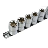 Kép 2/4 - Geko E Torx dugókulcs készlet, külső, 1/2&quot;, 9db