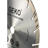 Kép 2/2 - Geko gyémánt vágótárcsa, szegmenses, 230mm