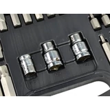 Kép 4/4 - Geko Torx spline hatlapú bit készlet, 75db