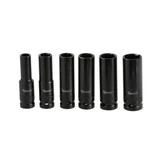 Kép 1/3 - Geko gépi dugókulcs készlet, hosszú, 1/2&quot;, 10-21mm, 6db