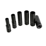 Kép 2/3 - Geko gépi dugókulcs készlet, hosszú, 1/2", 10-21mm, 6db