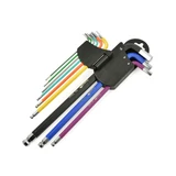 Kép 2/5 - Tvardy hosszú imbuszkulcs készlet, színes, 1.5-10mm