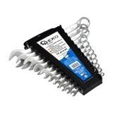 Kép 2/5 - Geko kombinált villáskulcs készlet CrV, 6-22mm, 12db