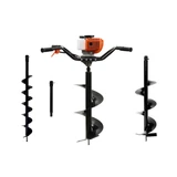 Kép 1/8 - Geko kétszemélyes benzines talajfúró 1.4kW, adapterrel 50cm, fúrószárakkal 10/20/30cm