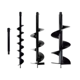 Kép 8/8 - Geko kétszemélyes benzines talajfúró 1.4kW, adapterrel 50cm, fúrószárakkal 10/20/30cm
