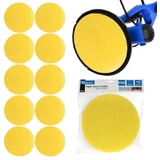 Kép 2/2 - Geko csiszolókorong falcsiszolókhoz, tépőzáras, P120, 225mm