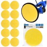 Kép 2/2 - Geko csiszolókorong falcsiszolókhoz, tépőzáras, 225mm, P60, 10db