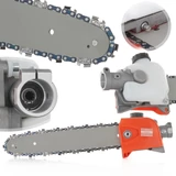 Kép 7/7 - Geko láncfűrész adapter, benzinmotoros fűkaszához, 9 bordás, 28mm