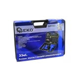 Kép 10/10 - Geko pneumatikus ütvecsavarozó készlet 1/4", 33 darabos
