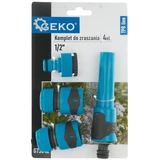 Kép 6/6 - Geko Blue Line locsolókészlet, 4 részes, 1/2"