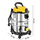 Kép 21/22 - Geko ipari száraz-nedves porszívó 25l, 1800W