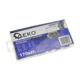 Kép 4/4 - Geko karosszéria csavar és lemezanya készlet, M3-M6, 170db-os