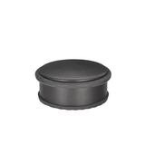 Kép 1/3 - Geko Home szabadon álló ajtóütköző, rozsdamentes acél, matt fekete 45x103mm