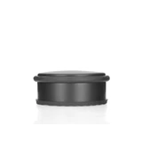 Kép 2/3 - Geko Home szabadon álló ajtóütköző, rozsdamentes acél, matt fekete 45x103mm