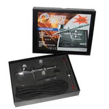 Kép 1/2 - Airbrush festékszóró készlet 0,2-0,5mm fúvókákkal és tömlővel