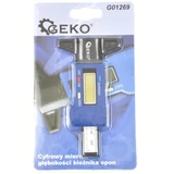 Kép 4/4 - Geko digitális abroncs futófelület mélységmérő, 0-25.4mm