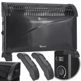 Kép 7/7 - Geko SMDL01A elektromos konvektoros fűtőtest, 3 fokozat, 2kW, fekete