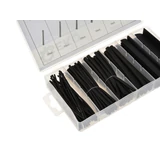 Kép 2/3 - Geko zsugorcső készlet, fekete, 100db