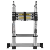 Kép 3/8 - Geko teleszkópos létra, alu, csuklós, 150kg, 5m