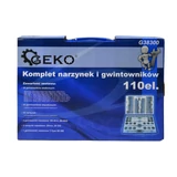Kép 2/4 - Geko menetfúró és metsző készlet M2-M18, 110db-os