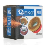 Kép 2/2 - Geko drótkefe, sárgaréz, M14, 65mm