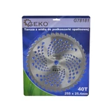 Kép 3/3 - Geko vágótárcsa fűkaszához, vídia betétes, 255x25.4mm, 40fog