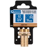Kép 3/3 - Geko tömlőcsatlakozó, sárgaréz, 3/4" külső menet, 19mm
