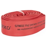Kép 2/2 - Geko tűzoltó tömlő csatlakozók nélkül, piros, 8bar, 2", 20m