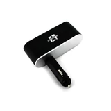 Kép 3/4 - Carguard szivargyújtóaljzatba csatlakoztatható 3-as elosztó + 1A USB csatlakozás