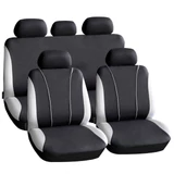 Kép 1/4 - Carguard HSA003 autós üléshuzat szett, szürke-fekete, 9 db-os  