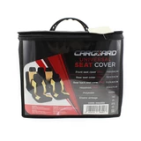Kép 2/4 - Carguard HSA008 autós üléshuzat szett, drapp-fekete, 9 db-os 