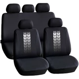 Kép 1/4 - Carguard HSA004 autós üléshuzat szett, szürke-fekete, 9 db-os 
