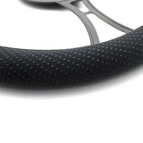 Kép 3/4 - Kormányvédő masszírozó golyókkal, HVA005, csúszásmentes, fekete, 38cm