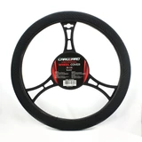 Kép 1/4 - Kormányvédő masszírozó golyókkal, HVA005, csúszásmentes, fekete, 38cm