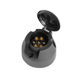 Kép 1/2 - Utánfutó csatlakozó aljzat, 7 pólusú, 12V