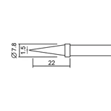 Kép 2/3 - Fahrenheit pákahegy 28020-as pákához, 2 db/bliszter