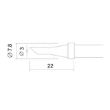 Kép 2/2 - Fahrenheit pákahegy 28020-as pákához, 2 db/bliszter