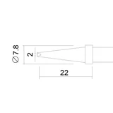Kép 2/2 - Fahrenheit pákahegy 28020-as pákához, 2 db/bliszter