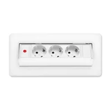 Kép 3/6 - Rejtett elosztó, 3-as felnyíló kivitel, fehér