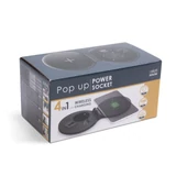Kép 6/6 - Rejtett, beépíthető konnektor + USB + Type-C + Vezeték nélküli töltő