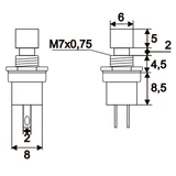 Kép 2/2 - Nyomógomb