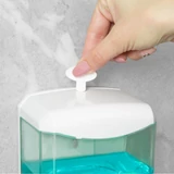 Kép 3/6 - Automata szappanadagoló, fali, 600ml, áttetsző üveg
