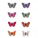 Kép 2/10 - Kerti dekoráció, pillangó, 6 féle, 3 db/csomag