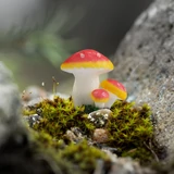 Kép 5/5 - Kerti dekoráció, gomba, 6cm, 3 féle