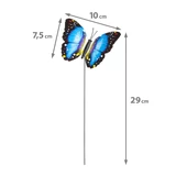Kép 2/4 - Leszúrható dekor pillangó, 29cm, többféle, 12db